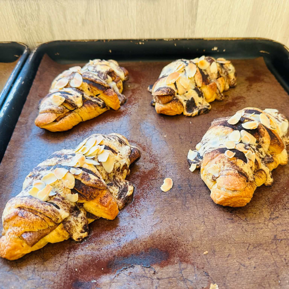 クロワッサン・ザマンドのアーモンドミルクチョコサンドの画像